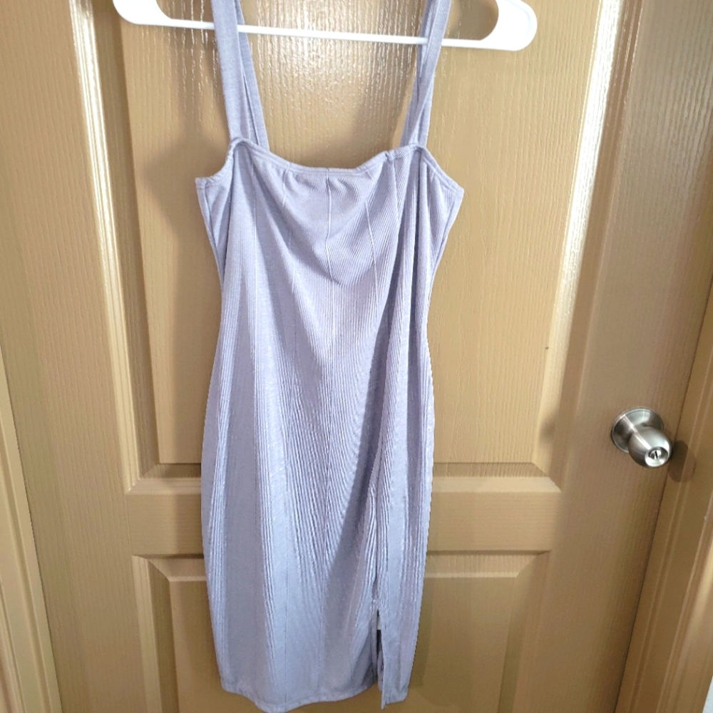 Gray cocktail dress